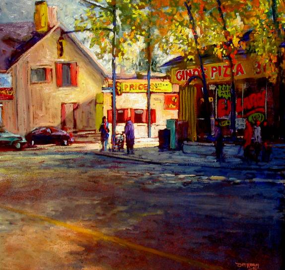 Gino's Port Credit  - Oil Painting by Dermot McKeown