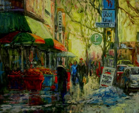 Durie Street-  - Oil Painting by Dermot McKeown